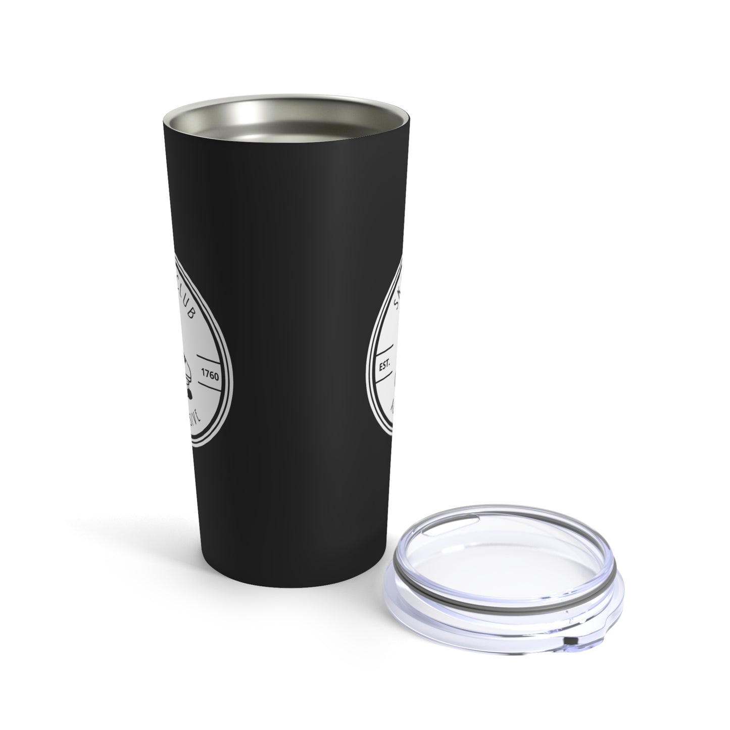 Drinkware - Skaters Club Logo Tumbler - Skate of Matter LLC