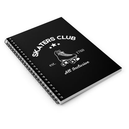 Paper products - Skaters Club Spiral Notebook - Ruled Line - Skate of Matter LLC