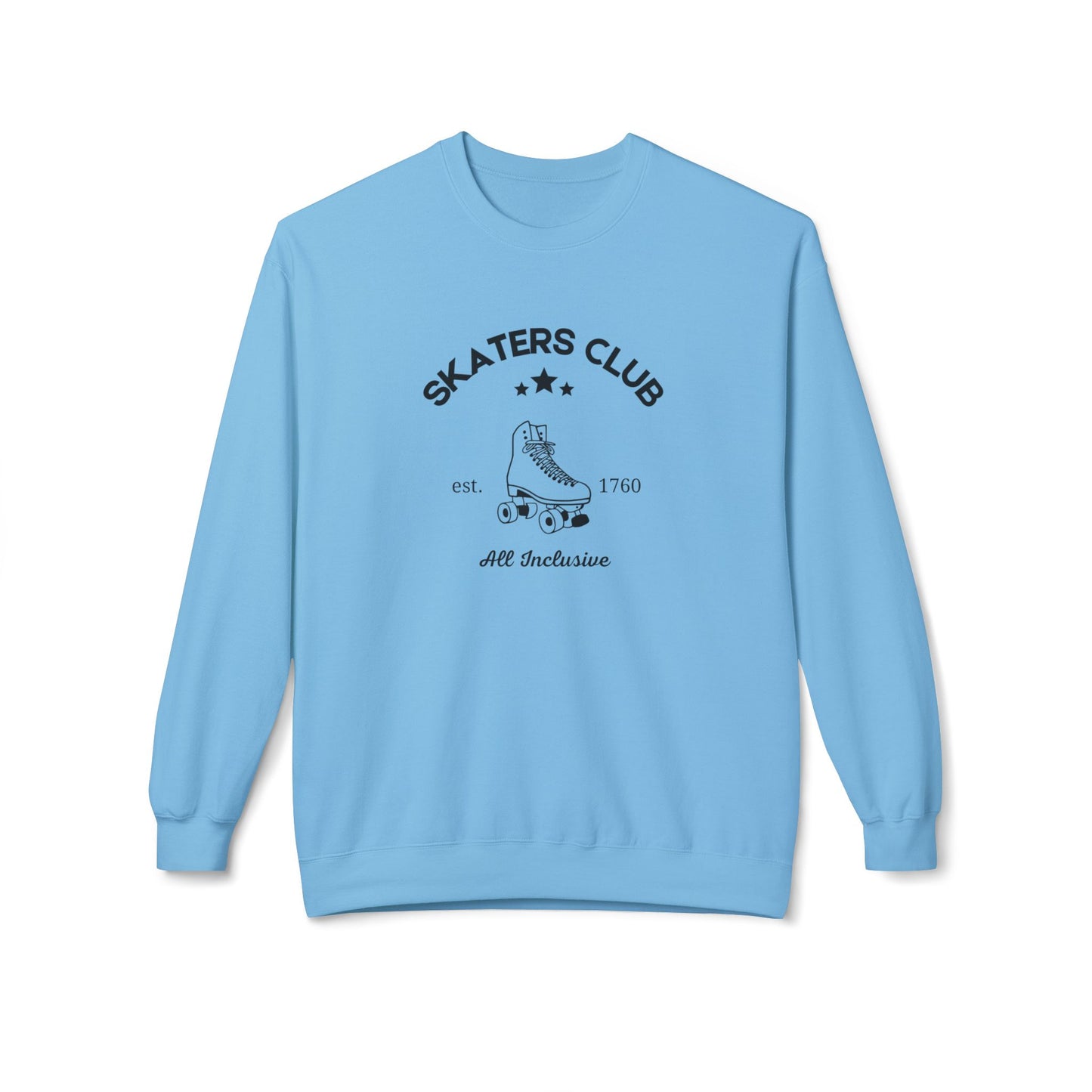 Sweatshirt - Skaters Club Unisex Fleece Crewneck Sweatshirt - Skate of Matter LLC