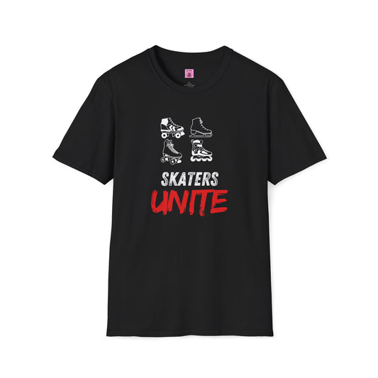 T-Shirt - Skaters Unite Unisex T-Shirt - Skate of Matter LLC