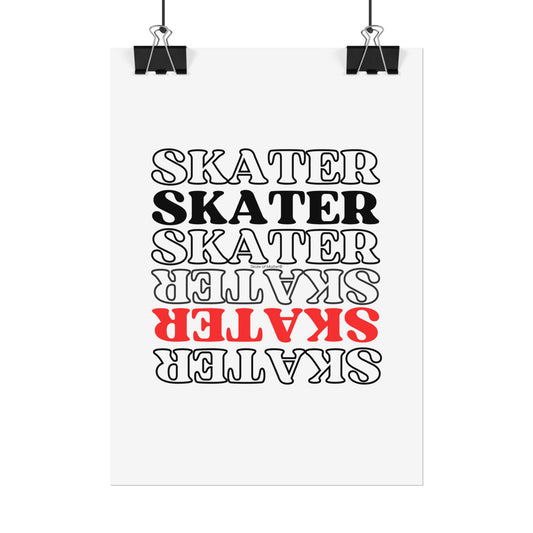 Poster - Statement Skater Rolled Poster - Skate of Matter LLC