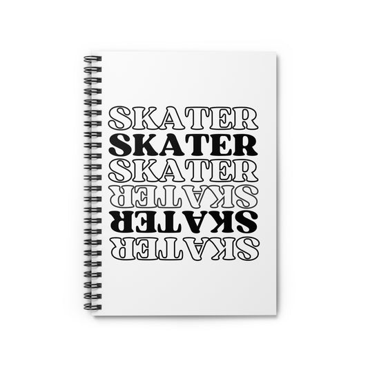 Paper products - Statement Skater Spiral Notebook - Ruled Line - Skate of Matter LLC