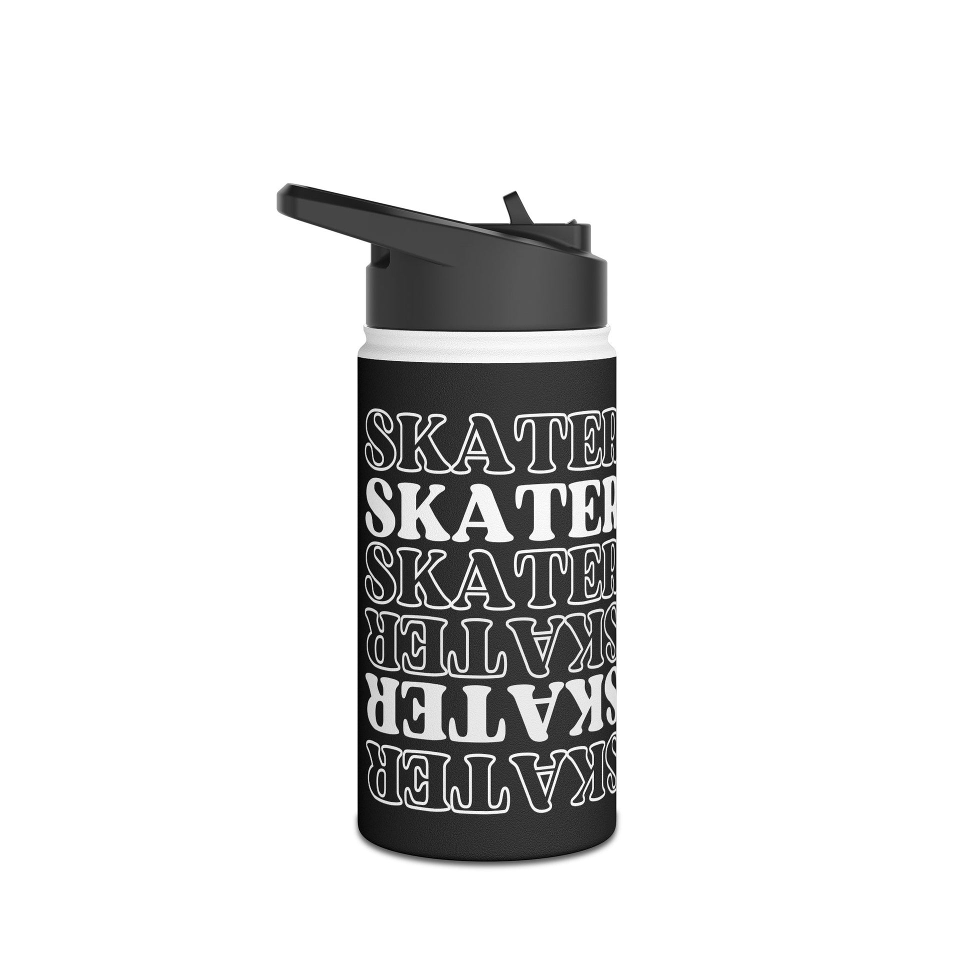 Drinkware - Statement Skater Stainless Steel Water Bottle - Skate of Matter LLC