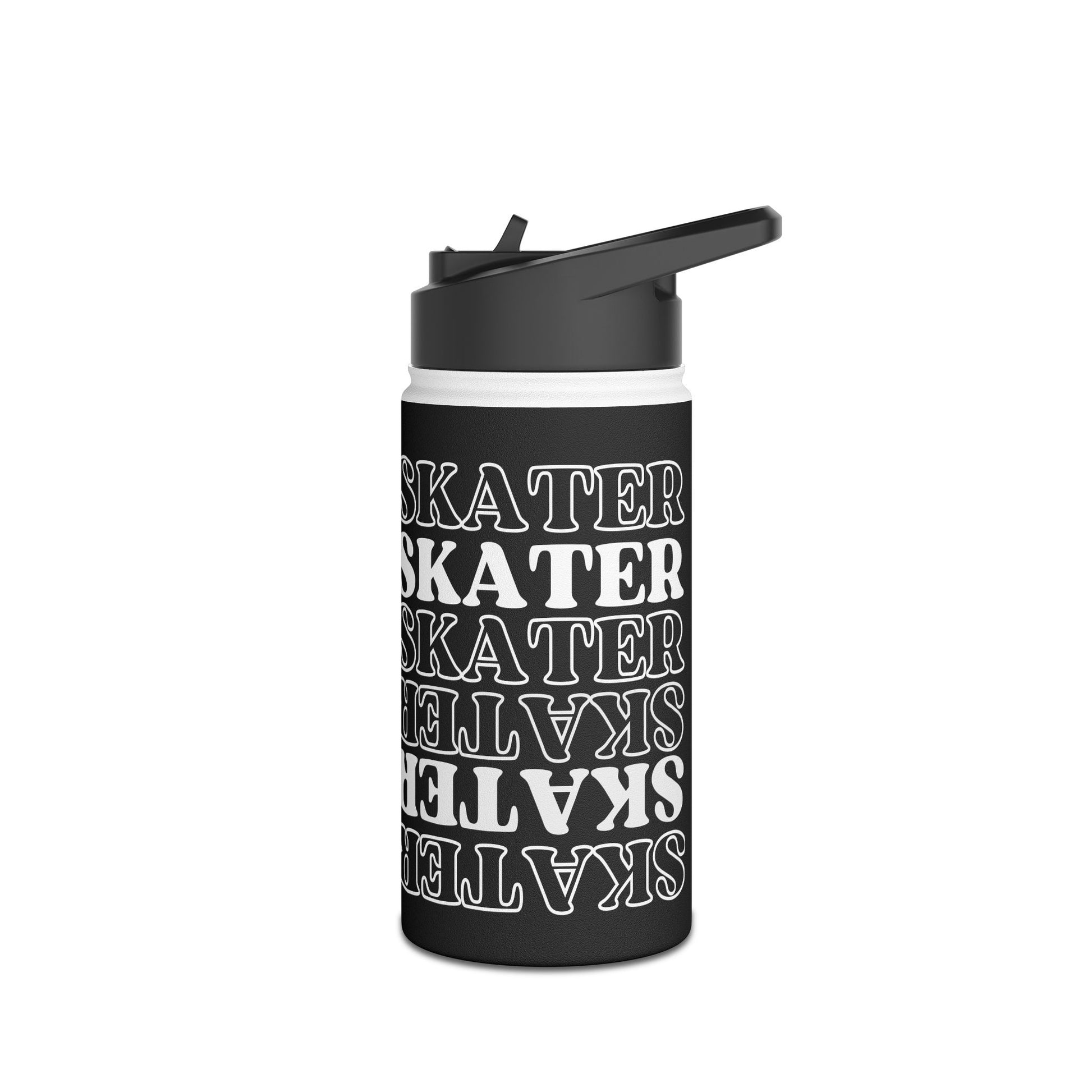 Drinkware - Statement Skater Stainless Steel Water Bottle - Skate of Matter LLC