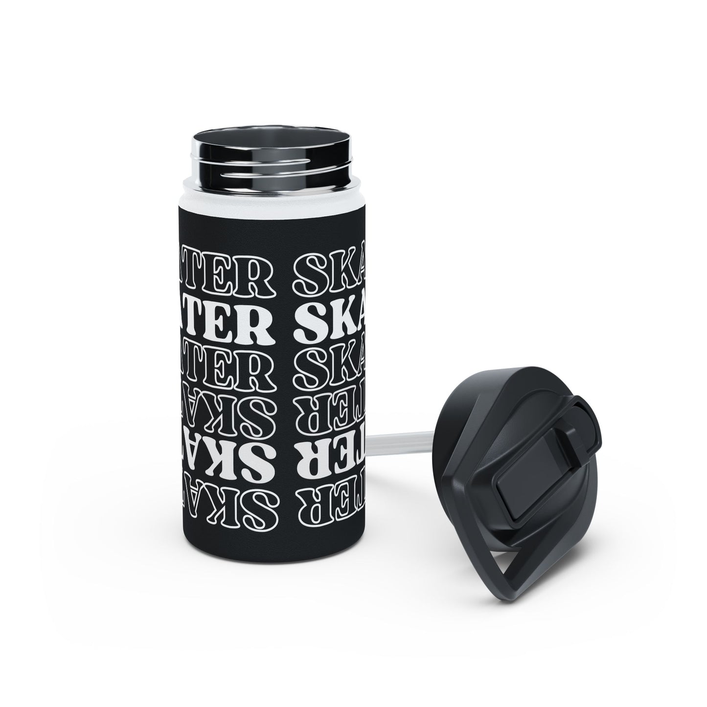 Drinkware - Statement Skater Stainless Steel Water Bottle - Skate of Matter LLC