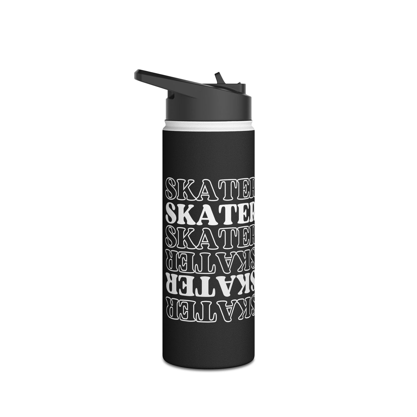 Drinkware - Statement Skater Stainless Steel Water Bottle - Skate of Matter LLC