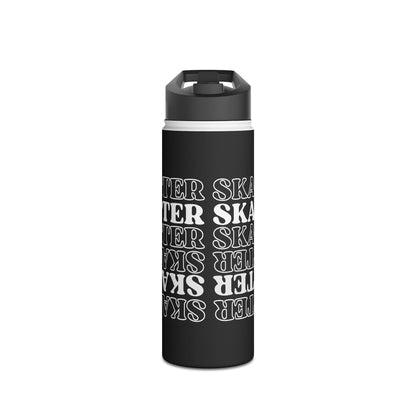 Drinkware - Statement Skater Stainless Steel Water Bottle - Skate of Matter LLC