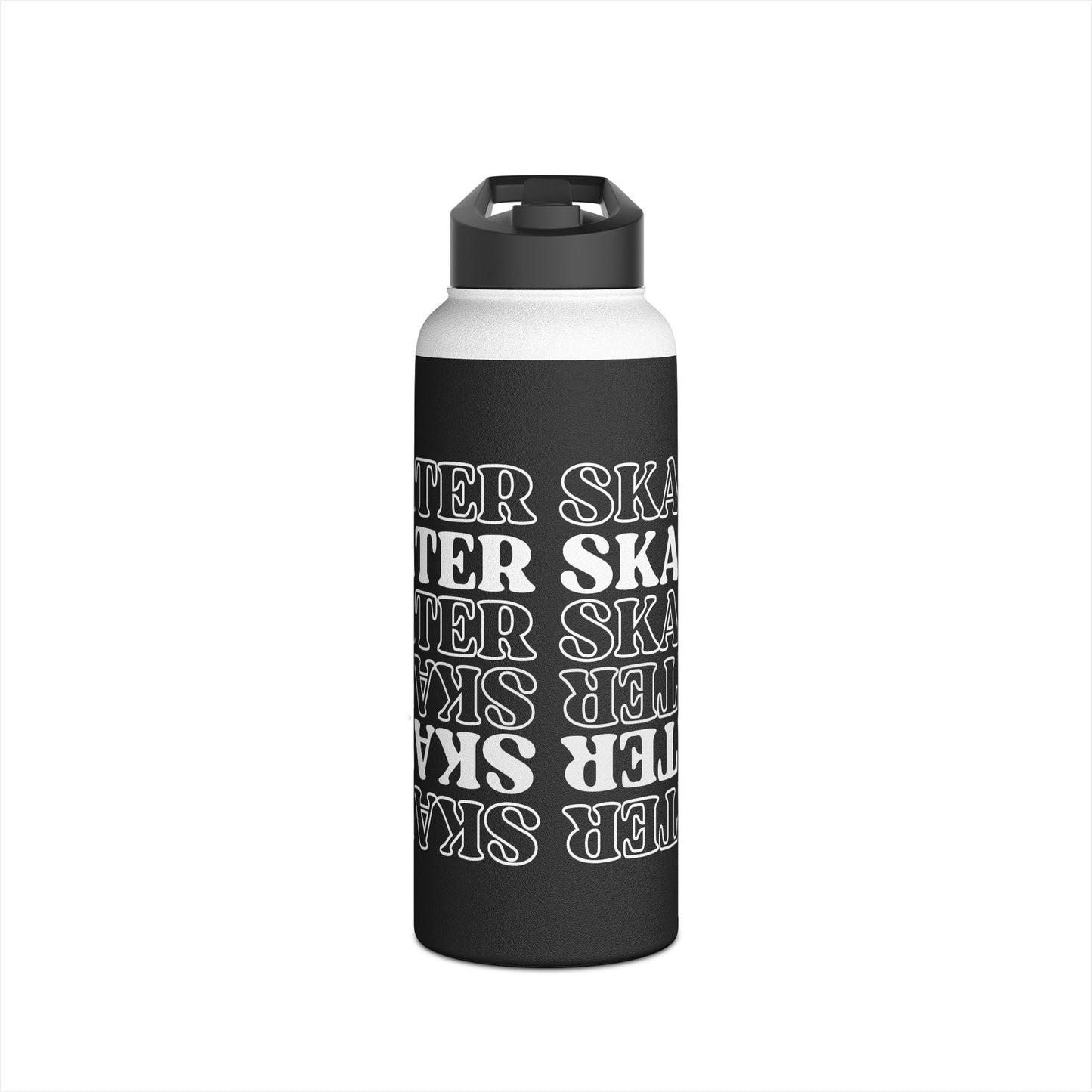 Drinkware - Statement Skater Stainless Steel Water Bottle - Skate of Matter LLC