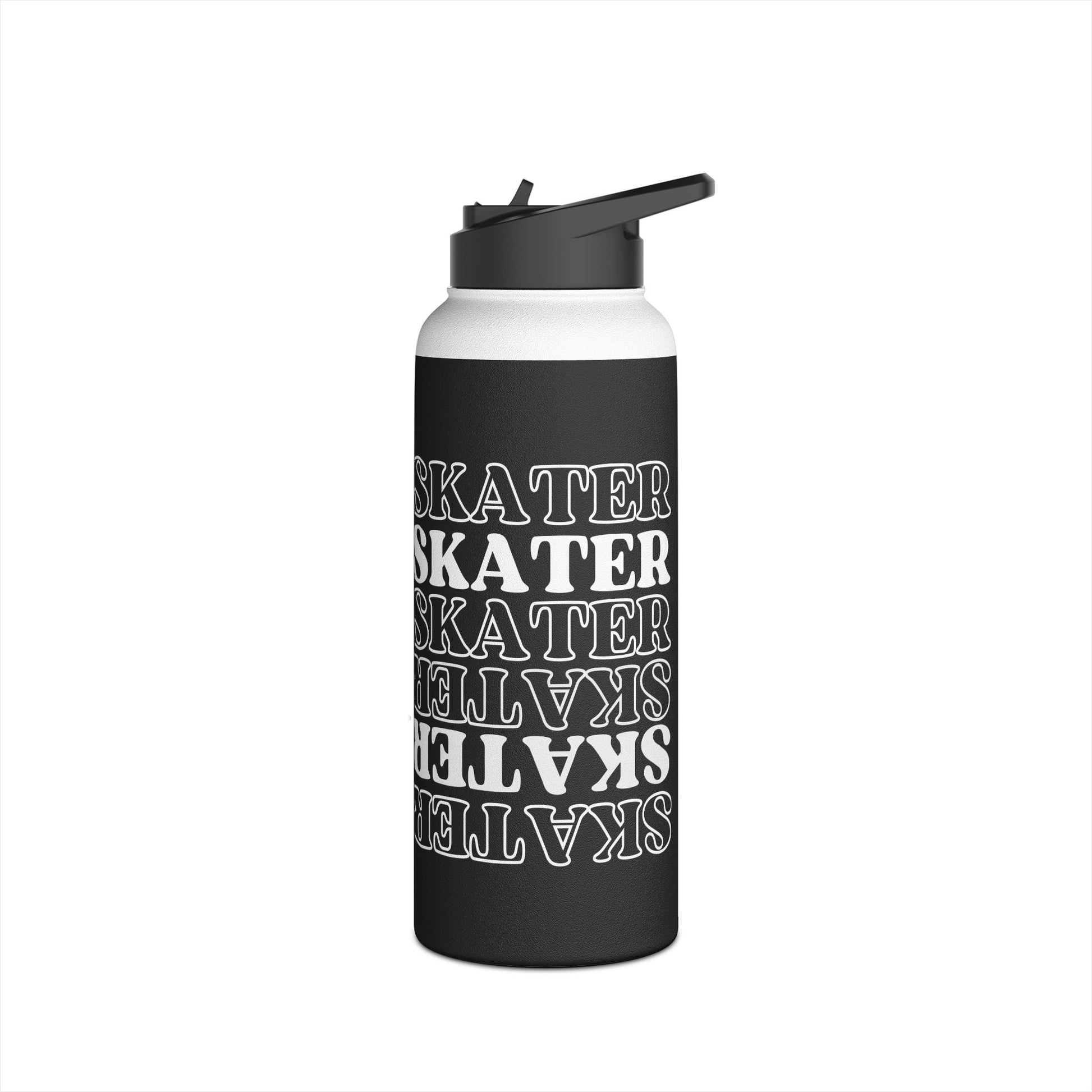 Drinkware - Statement Skater Stainless Steel Water Bottle - Skate of Matter LLC