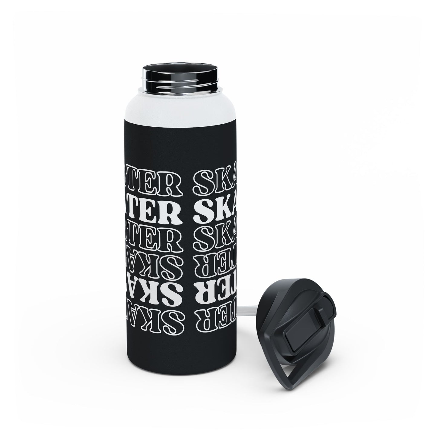 Drinkware - Statement Skater Stainless Steel Water Bottle - Skate of Matter LLC