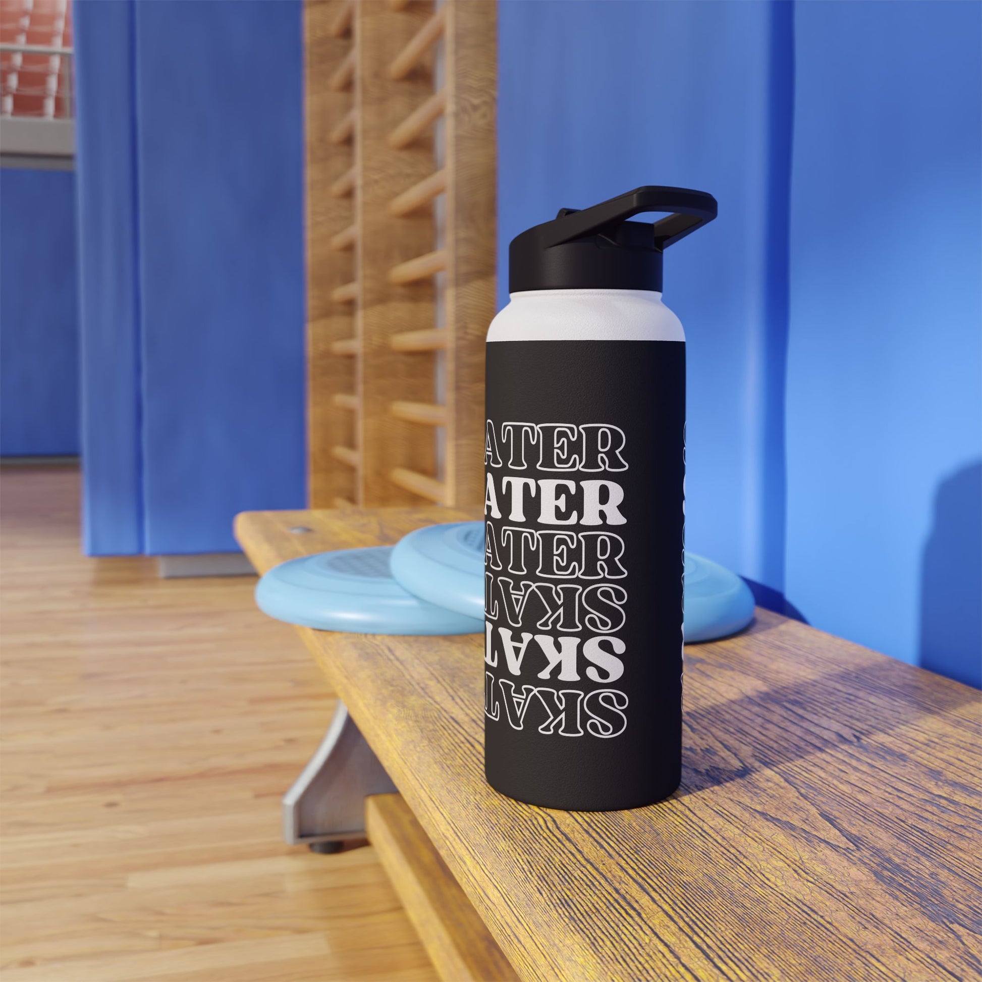 Drinkware - Statement Skater Stainless Steel Water Bottle - Skate of Matter LLC