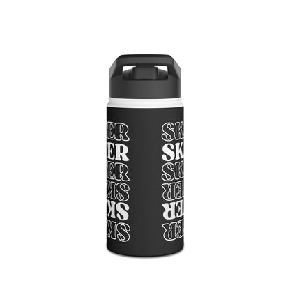 Drinkware - Statement Skater Stainless Steel Water Bottle - Skate of Matter LLC