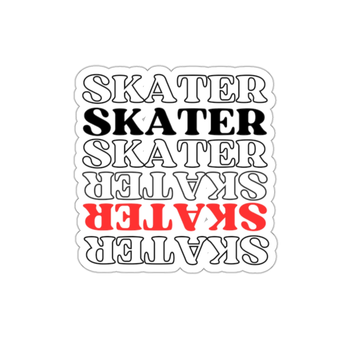 Paper products - Statement Skater Sticker - Skate of Matter LLC