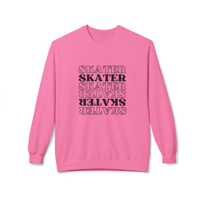 Sweatshirt - Statement Skater Unisex Fleece Crewneck Sweatshirt - Skate of Matter LLC