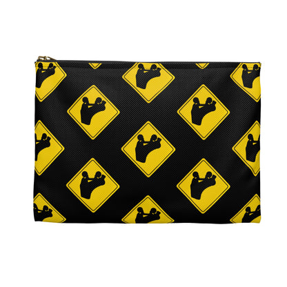 Bags - Warning Skater Accessory Pouch - Skate of Matter LLC