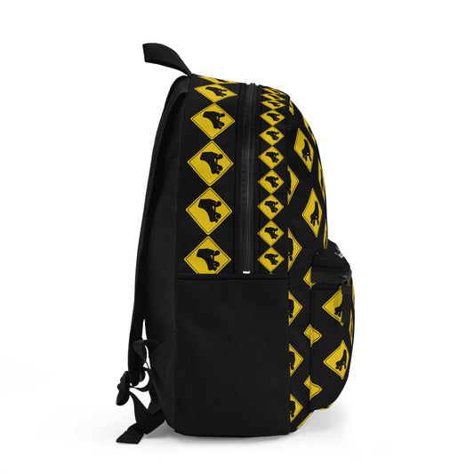 Backpack - Warning Skater Backpack - Skate of Matter LLC