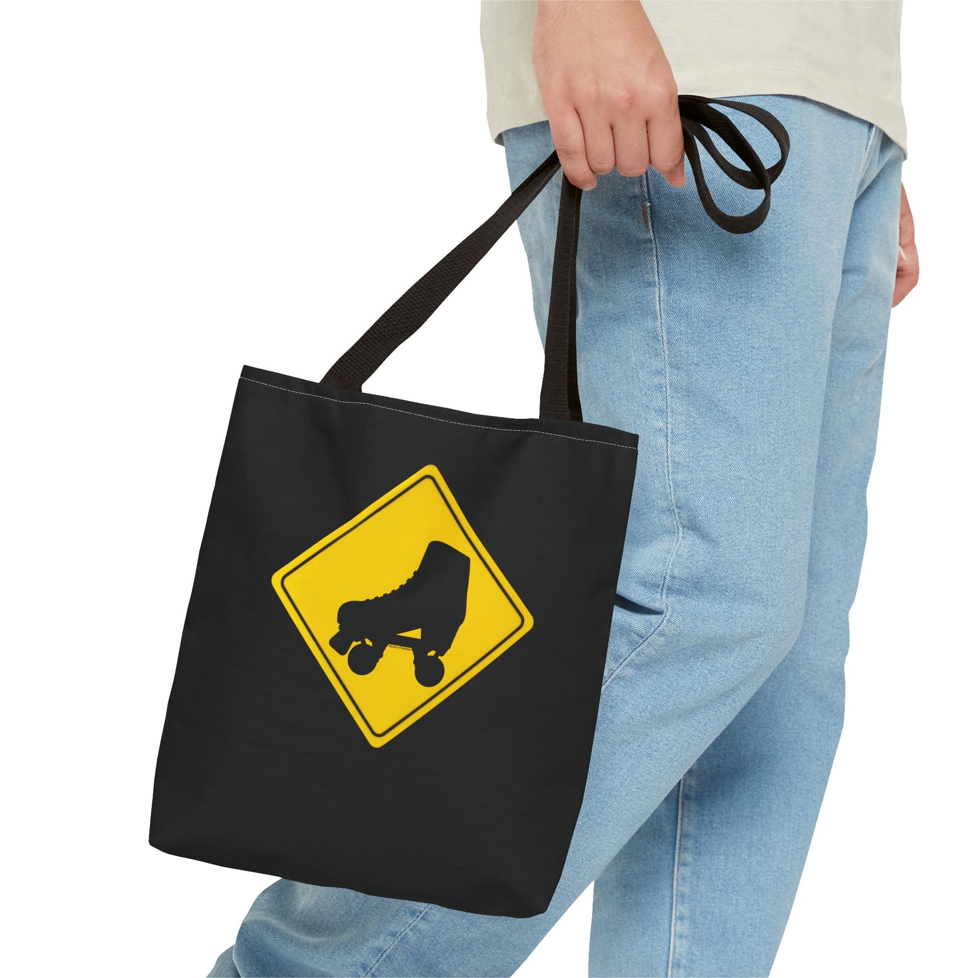 Bags - Warning Skater Tote Bag - Skate of Matter LLC