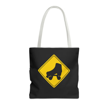 Bags - Warning Skater Tote Bag - Skate of Matter LLC