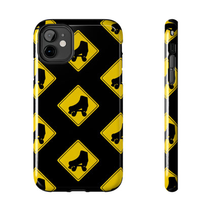 Phone Case - Warning Skater Tough Phone Case - Skate of Matter LLC