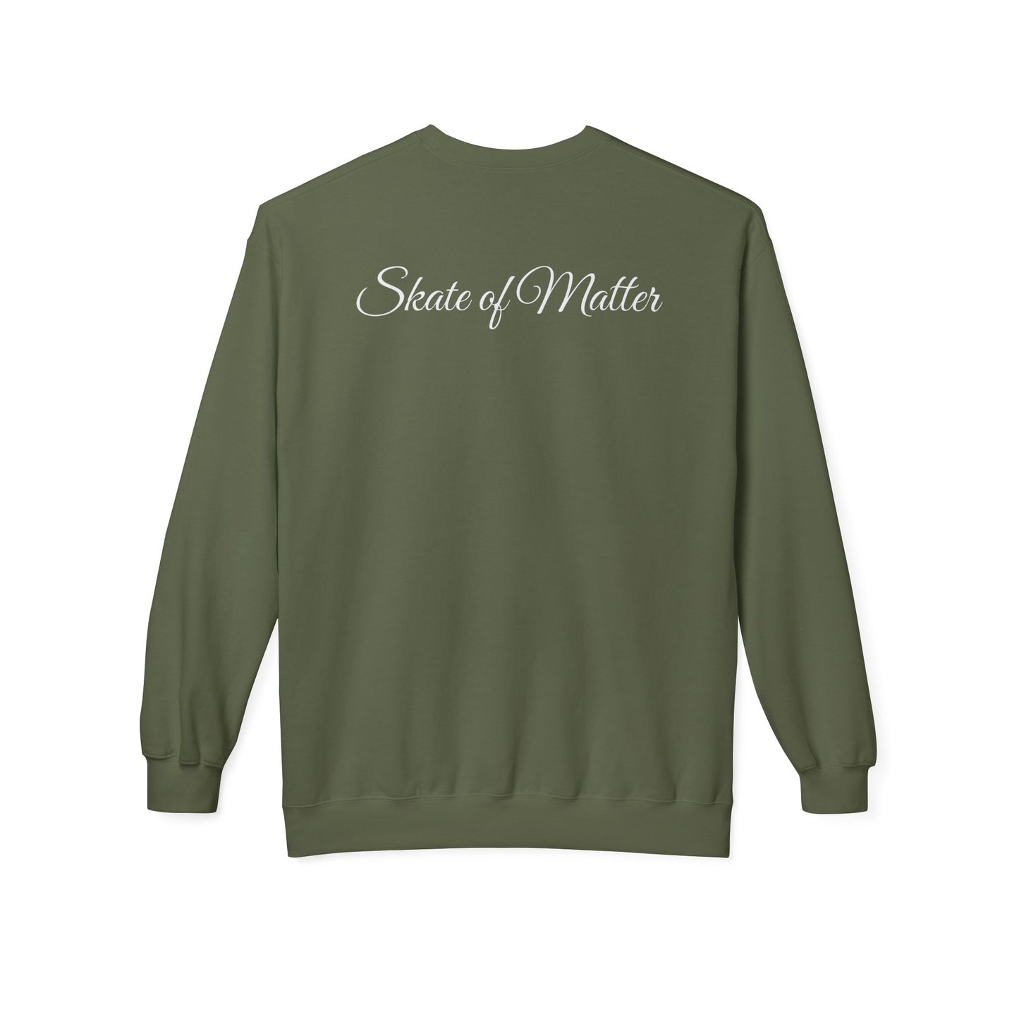 Sweatshirt - Warning Skater Unisex Fleece Crewneck Sweatshirt - Skate of Matter LLC