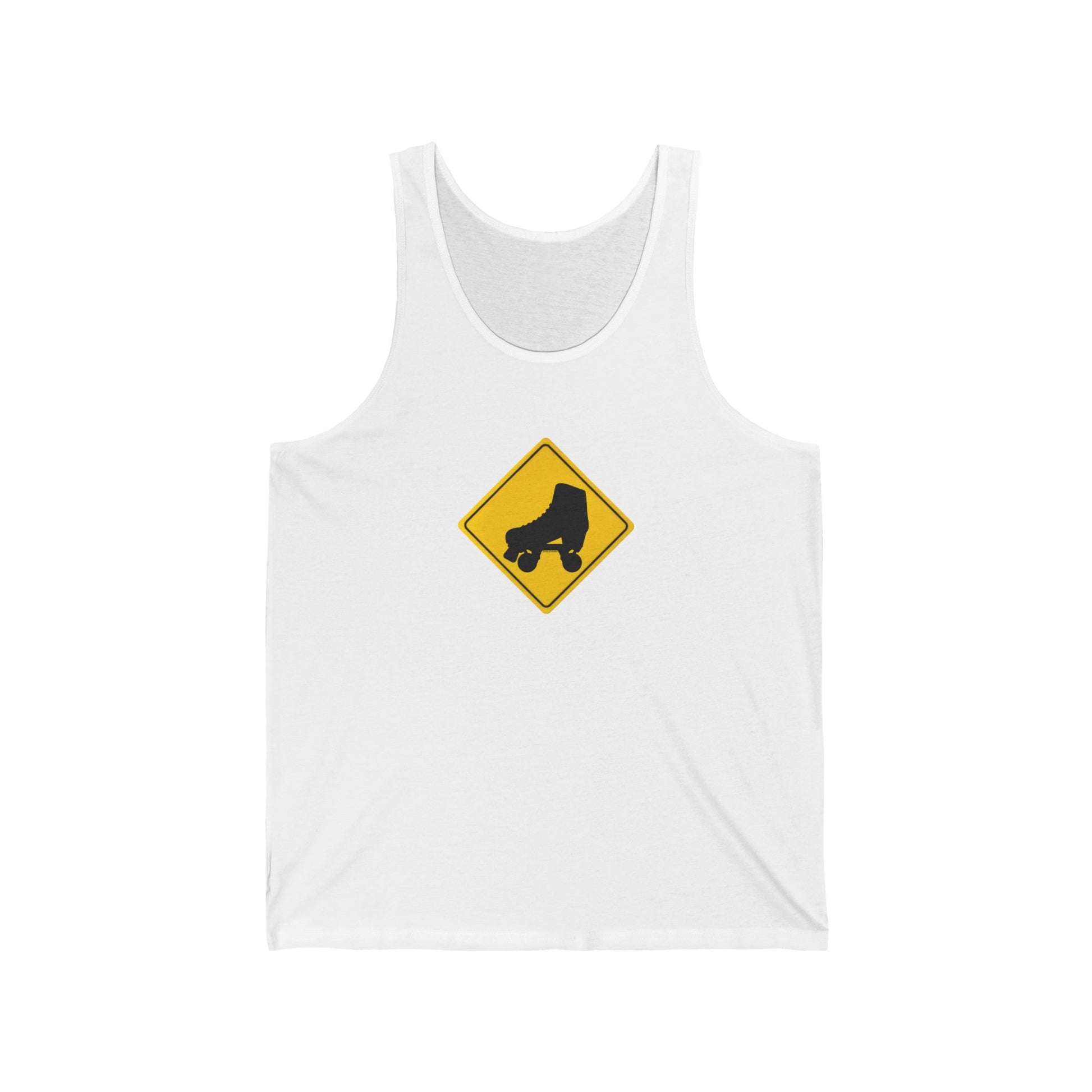 Tank Top - Warning Skater Unisex Tank - Skate of Matter LLC