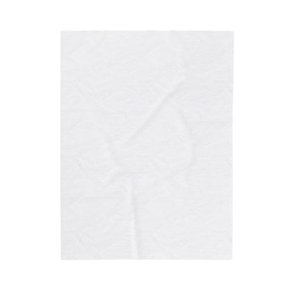 Bedding - White Round Skaters Club Velveteen Plush Blanket - Skate of Matter LLC