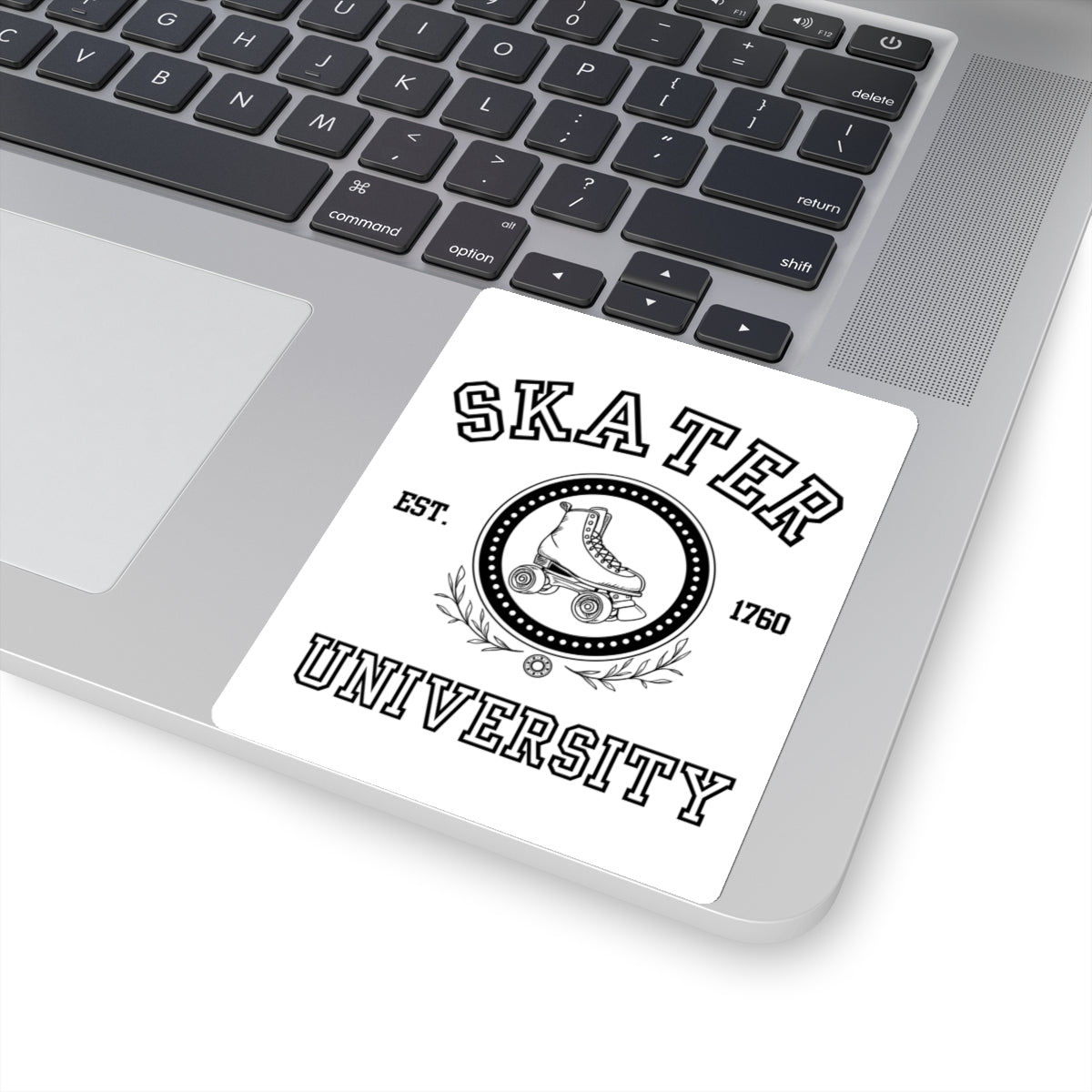 Paper products - White Skater University Sticker - Skate of Matter LLC