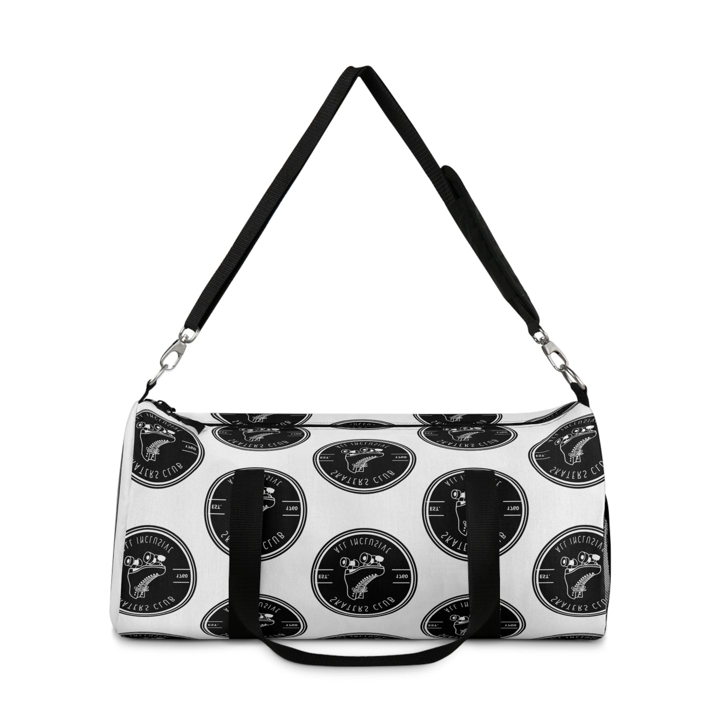 Bags - White Skaters Club Duffel Bag - Skate of Matter LLC