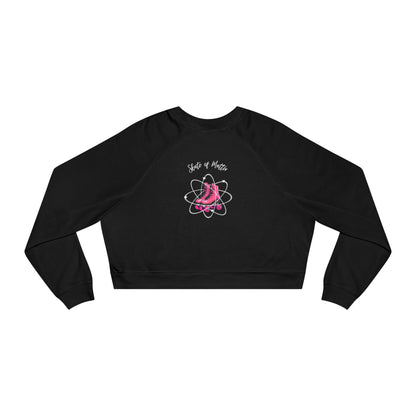 Sweatshirt - Womens Cropped Retro Skaters Club Fleece Pullover - Skate of Matter LLC