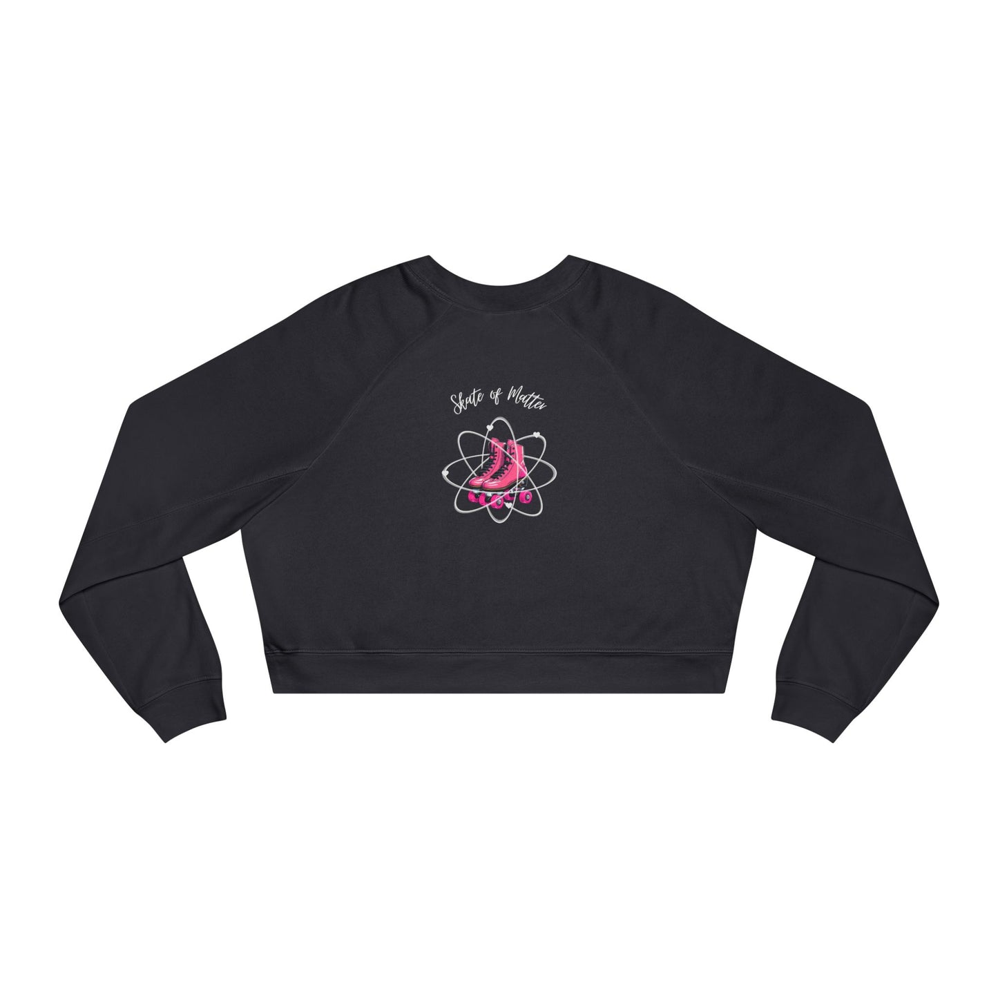 Sweatshirt - Womens Cropped Retro Skaters Club Fleece Pullover - Skate of Matter LLC