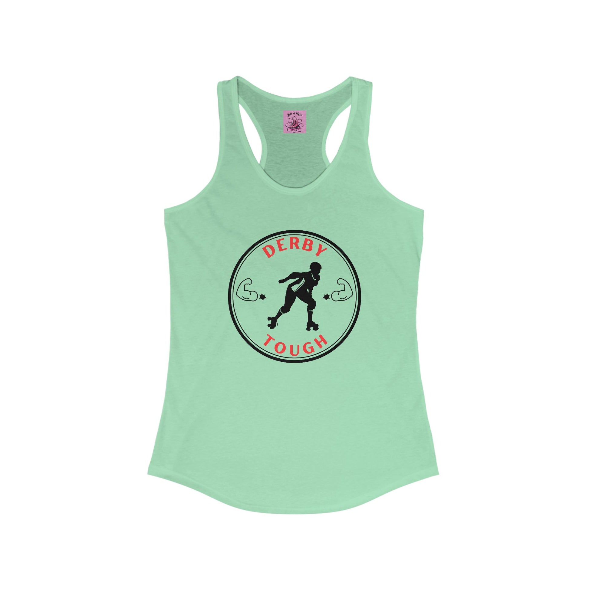 Tank Top - Womens Derby Tough Racerback Tank - Skate of Matter LLC