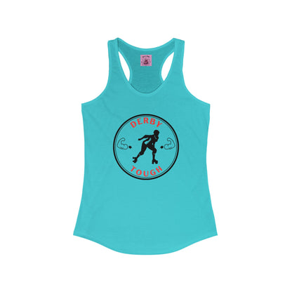 Tank Top - Womens Derby Tough Racerback Tank - Skate of Matter LLC