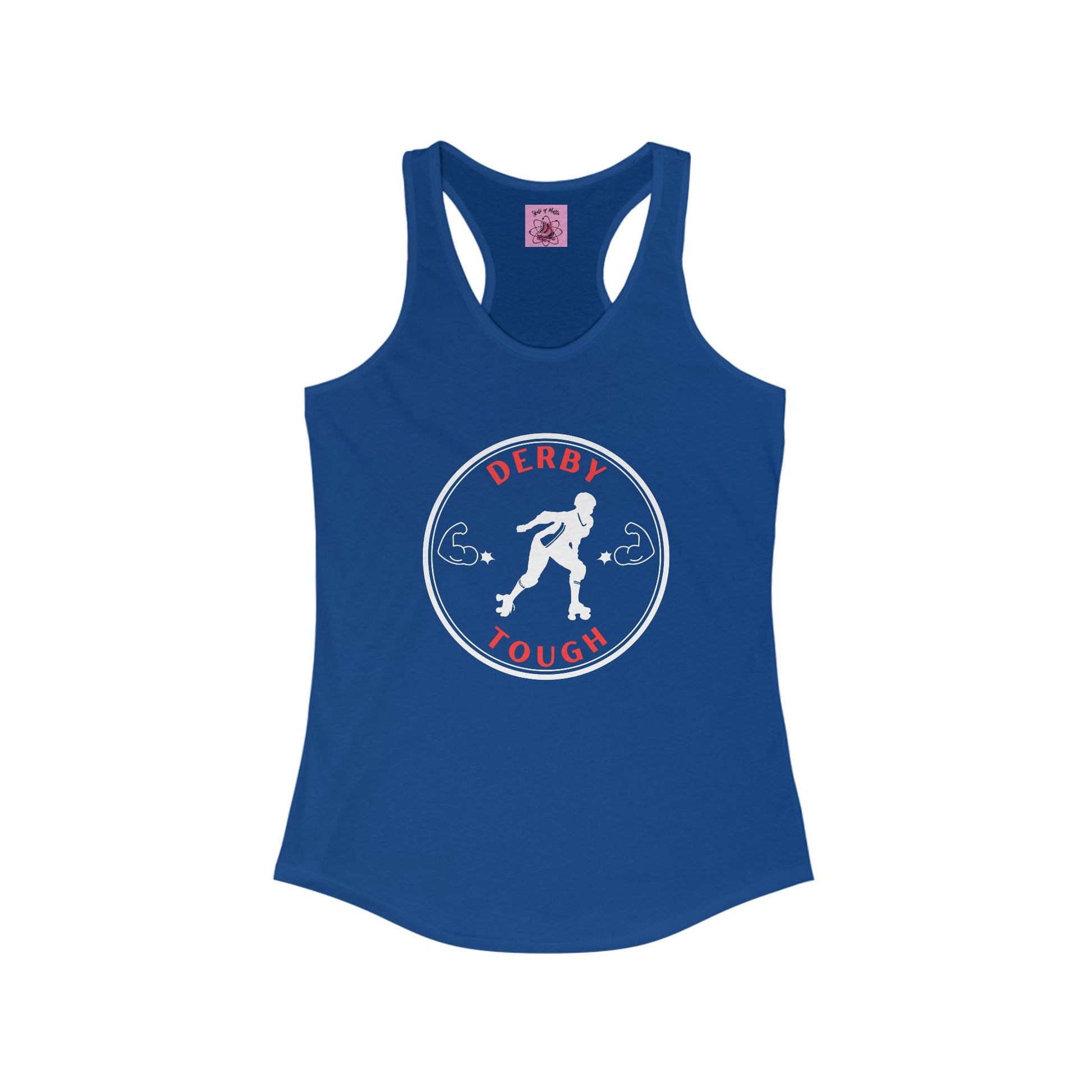 Tank Top - Womens Derby Tough Racerback Tank - Skate of Matter LLC