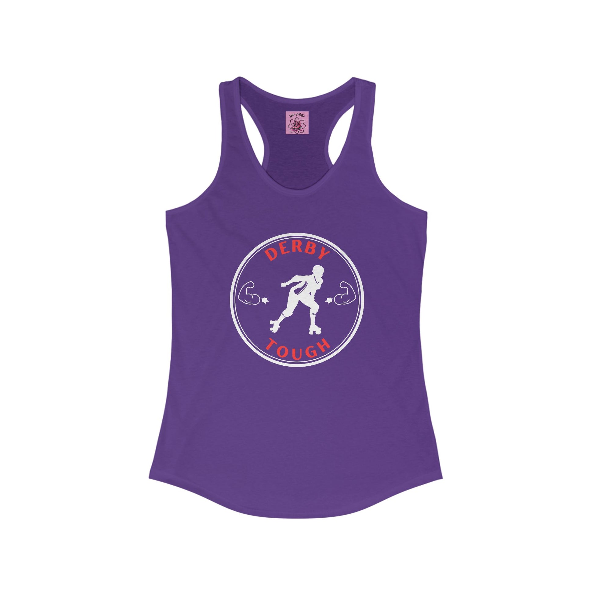 Tank Top - Womens Derby Tough Racerback Tank - Skate of Matter LLC