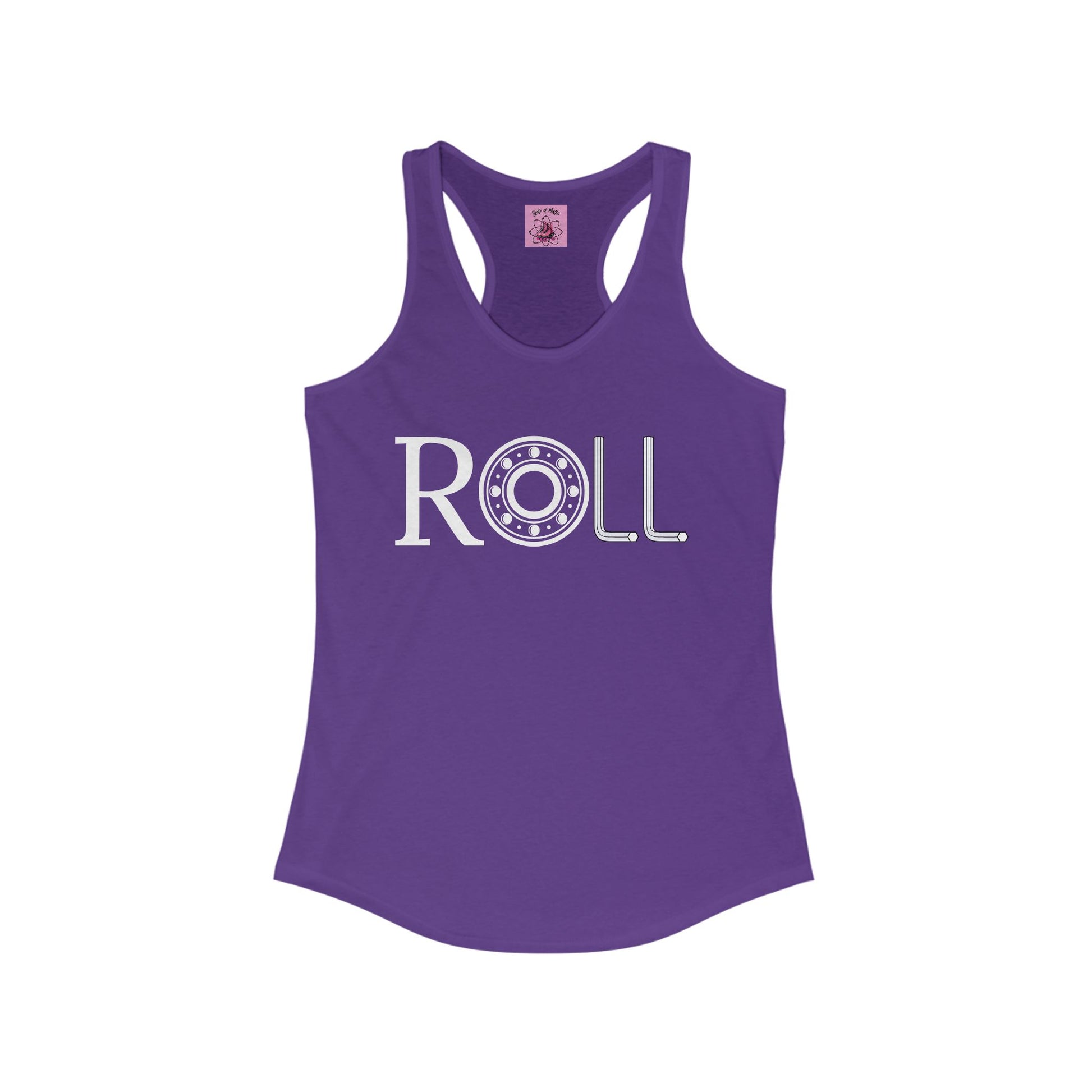 Tank Top - Womens ROLL Racerback Tank - Skate of Matter LLC