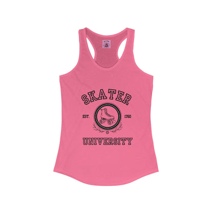 Tank Top - Womens Skater University Racerback Tank - Skate of Matter LLC