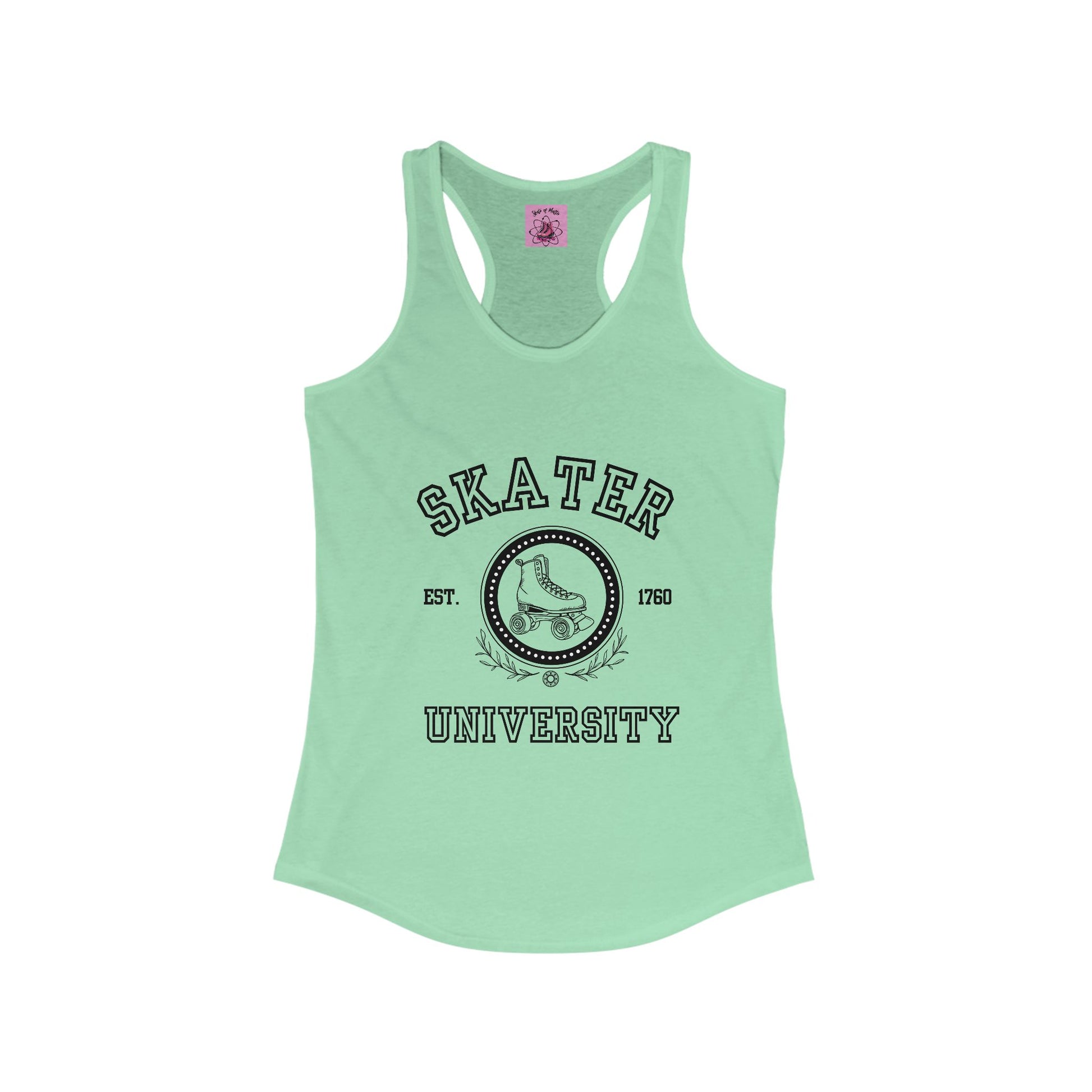 Tank Top - Womens Skater University Racerback Tank - Skate of Matter LLC