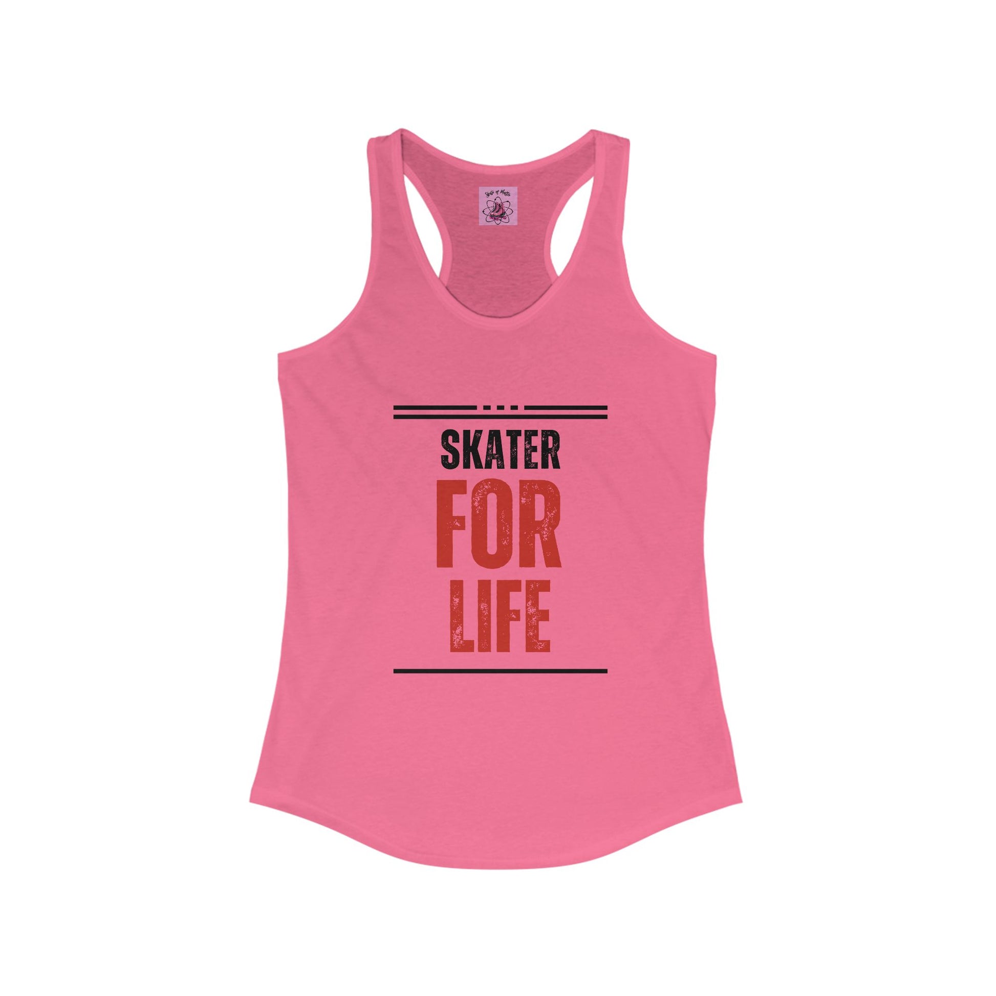 Tank Top - Womens Skater for Life Racerback Tank - Skate of Matter LLC