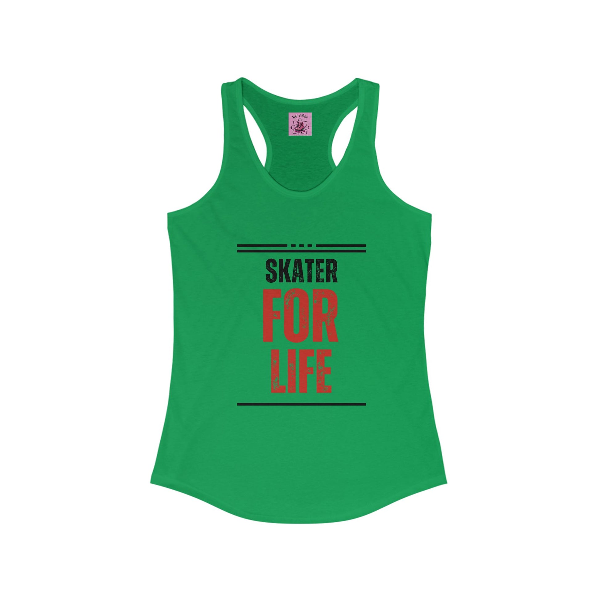 Tank Top - Womens Skater for Life Racerback Tank - Skate of Matter LLC