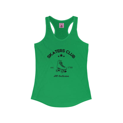 Tank Top - Womens Skaters Club Racerback Tank - Skate of Matter LLC