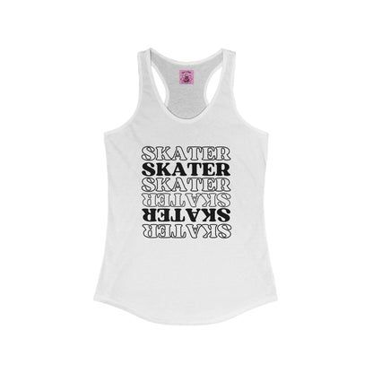 Tank Top - Womens Statement Skater Racerback Tank - Skate of Matter LLC