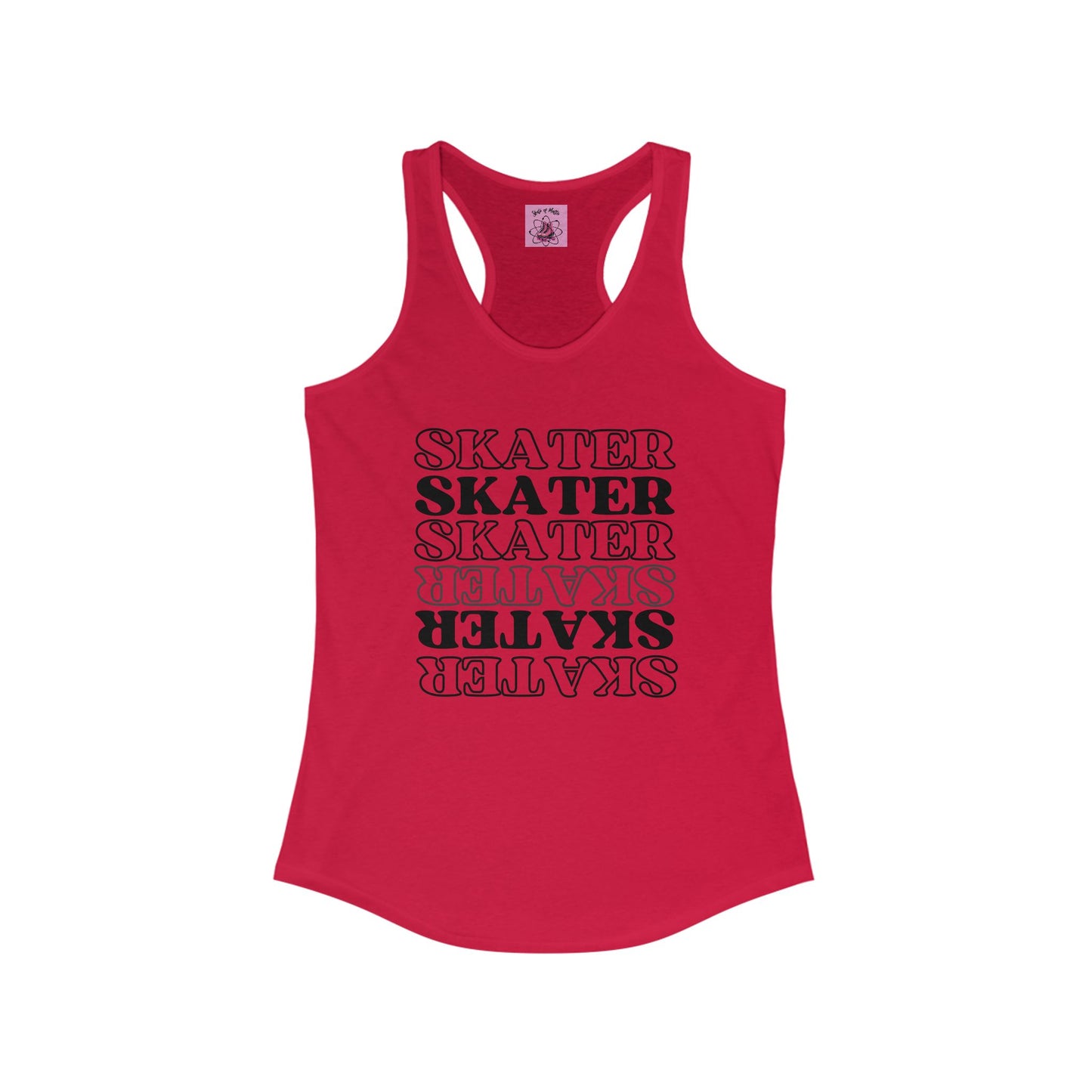 Tank Top - Womens Statement Skater Racerback Tank - Skate of Matter LLC