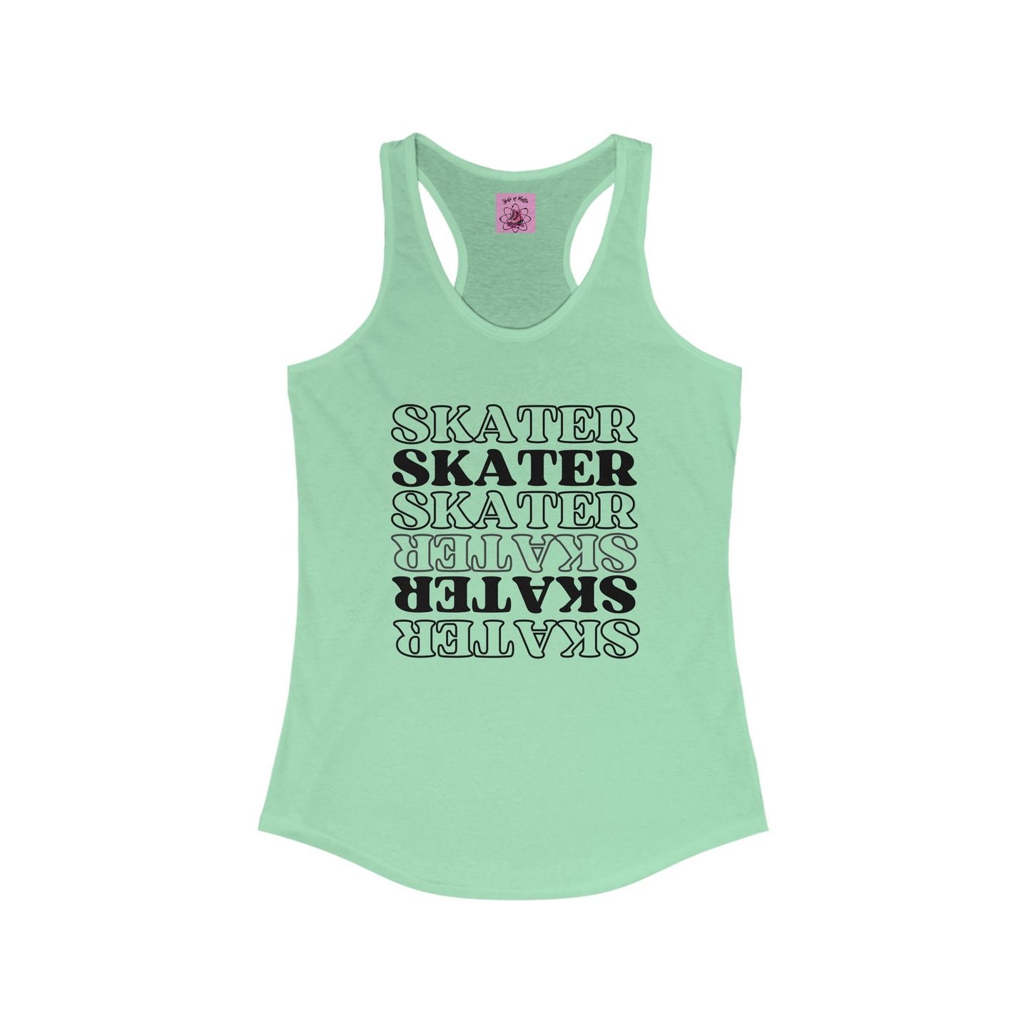 Tank Top - Womens Statement Skater Racerback Tank - Skate of Matter LLC